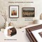 8.5x11 Picture Frame, Natural Solid Walnut Wood Picture Frame with High Tempered Glass, Handcrafted Rounded Corner 8.5 by 11 Wooden Frame Matted to 6x8 Photo for Wall & Tabletop Display